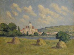 maximilien luce - guernes _ leglise et les champs